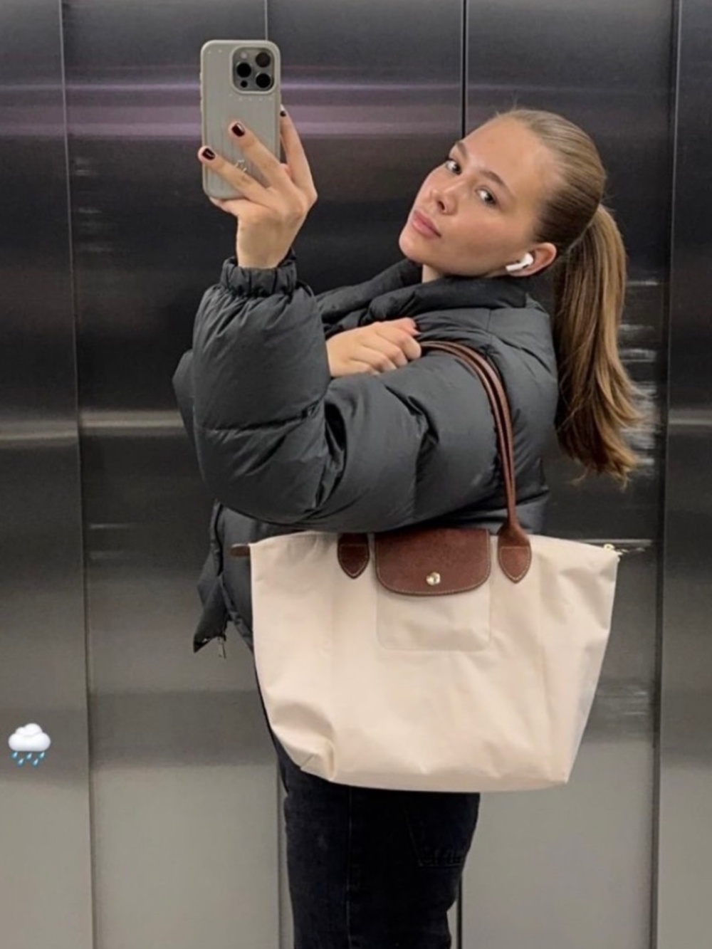 New Longchamp Le Pliage medium tote